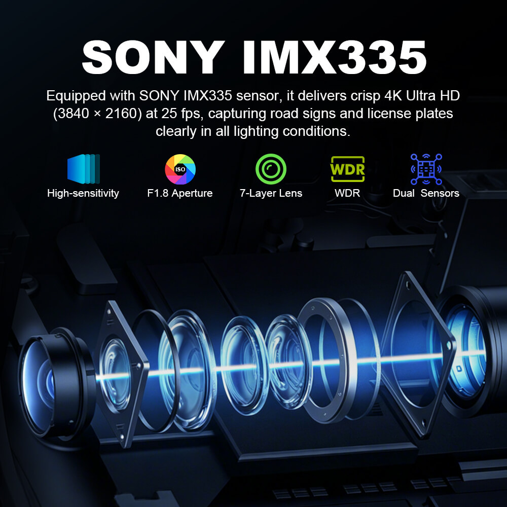 ISUDAR 2026 OEM Hidden DVR | 4K UHD | Sony Sensor | WiFi App | For Volvo XC90 2016-2022