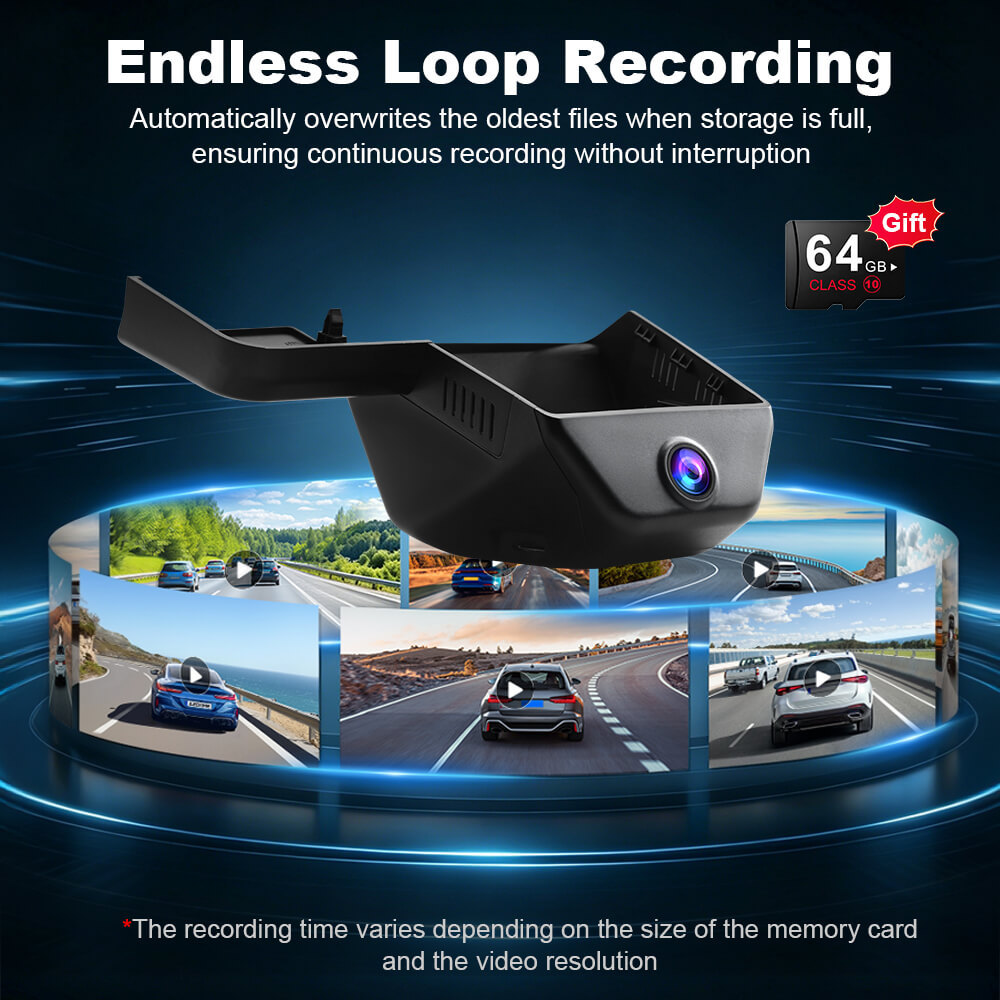 ISUDAR 2026 OEM Dash Cam | 4K UHD | Sony Sensor | WiFi App | For Ford Bronco 2025 2026