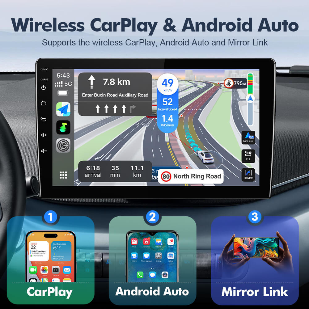 Q74 Qualcomm Android 13 9" Car Radio For Renault Duster 2015-2018