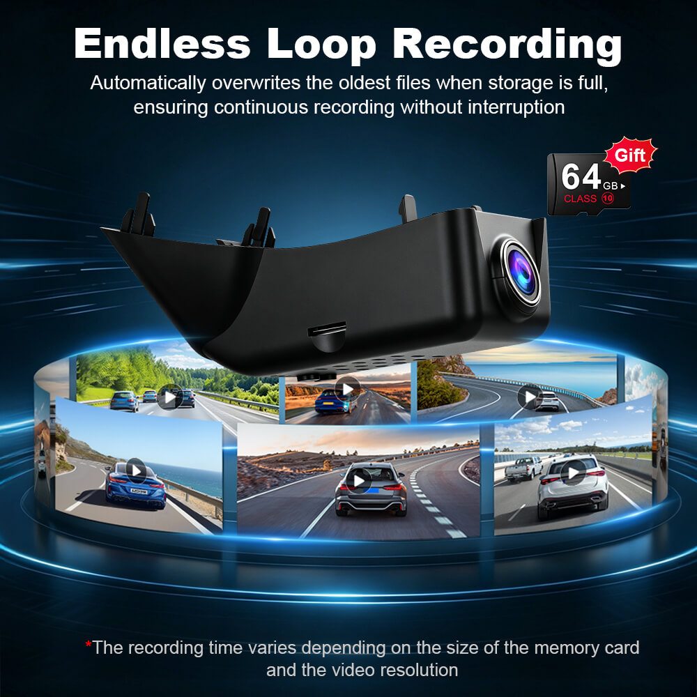 ISUDAR 2026 OEM Dash Cam | 4K UHD | Sony Sensor | WiFi App | For Volvo Polestar 2 2020-2024