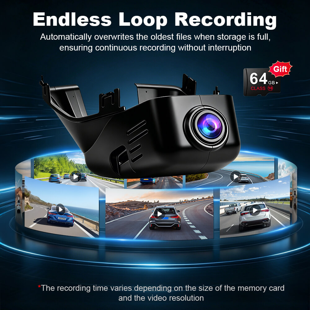 ISUDAR 2026 OEM Dash Cam | 4K UHD | Sony Sensor | WiFi App | For Volvo S60/S80/V40/V50/V60/V70/ XC40/XC60/XC70/XC90 2012-2015
