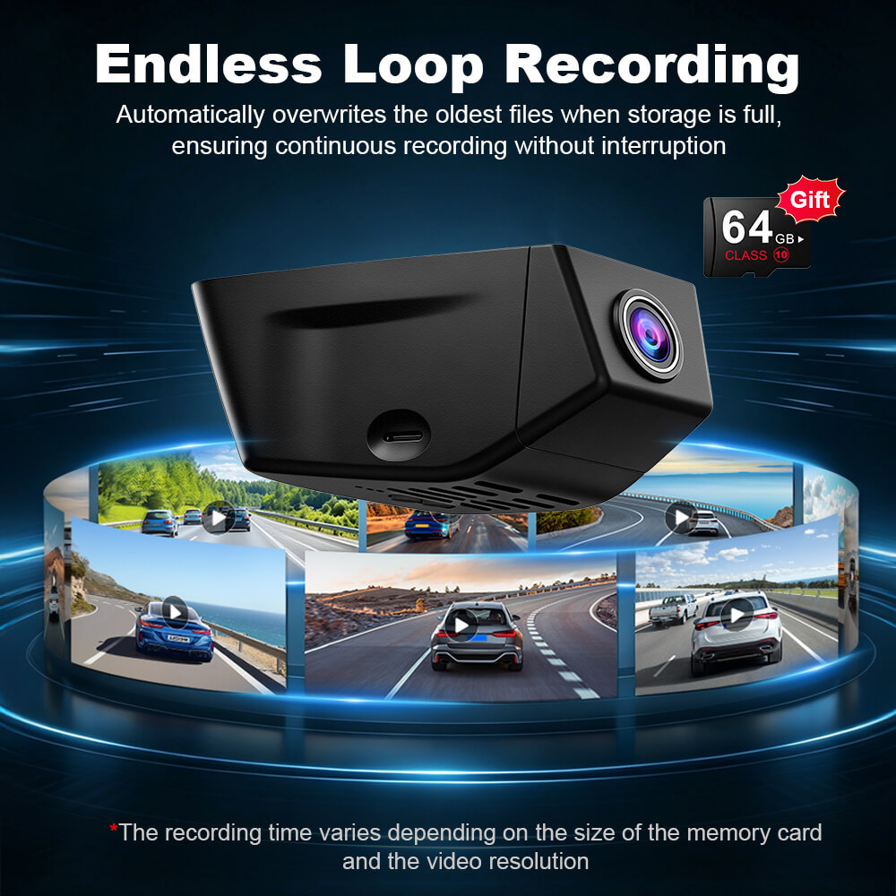 ISUDAR 2026 OEM Dash Cam | 4K UHD | Sony Sensor | WiFi App | For Volvo V60 S60 2023-2025