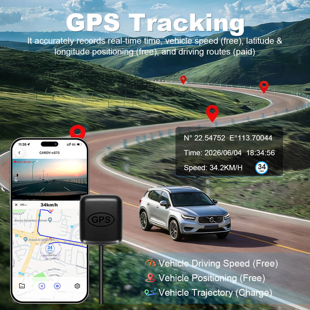 ISUDAR 2026 OEM Dash Cam | 4K UHD | Sony Sensor | WiFi App | For Volvo XC40 2019-2022