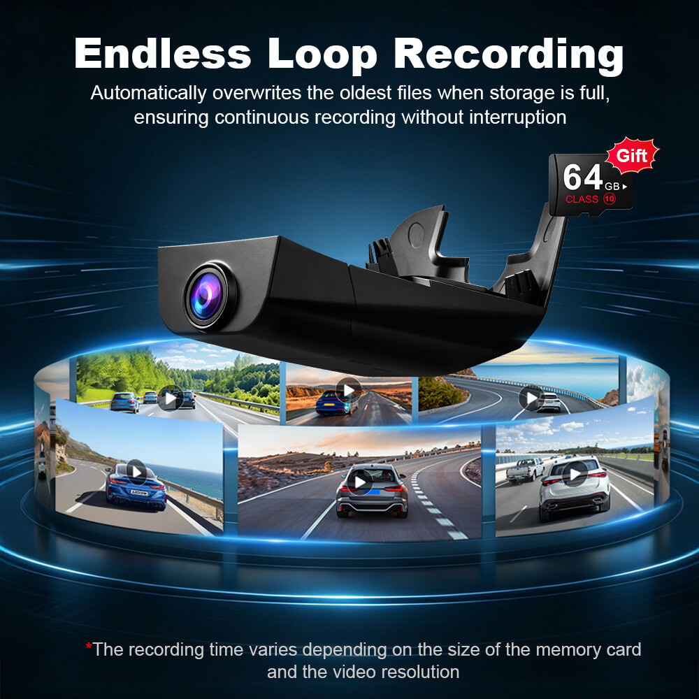 ISUDAR 2026 OEM Dash Cam | 4K UHD | Sony Sensor | WiFi App | For Volvo XC40 2019-2022