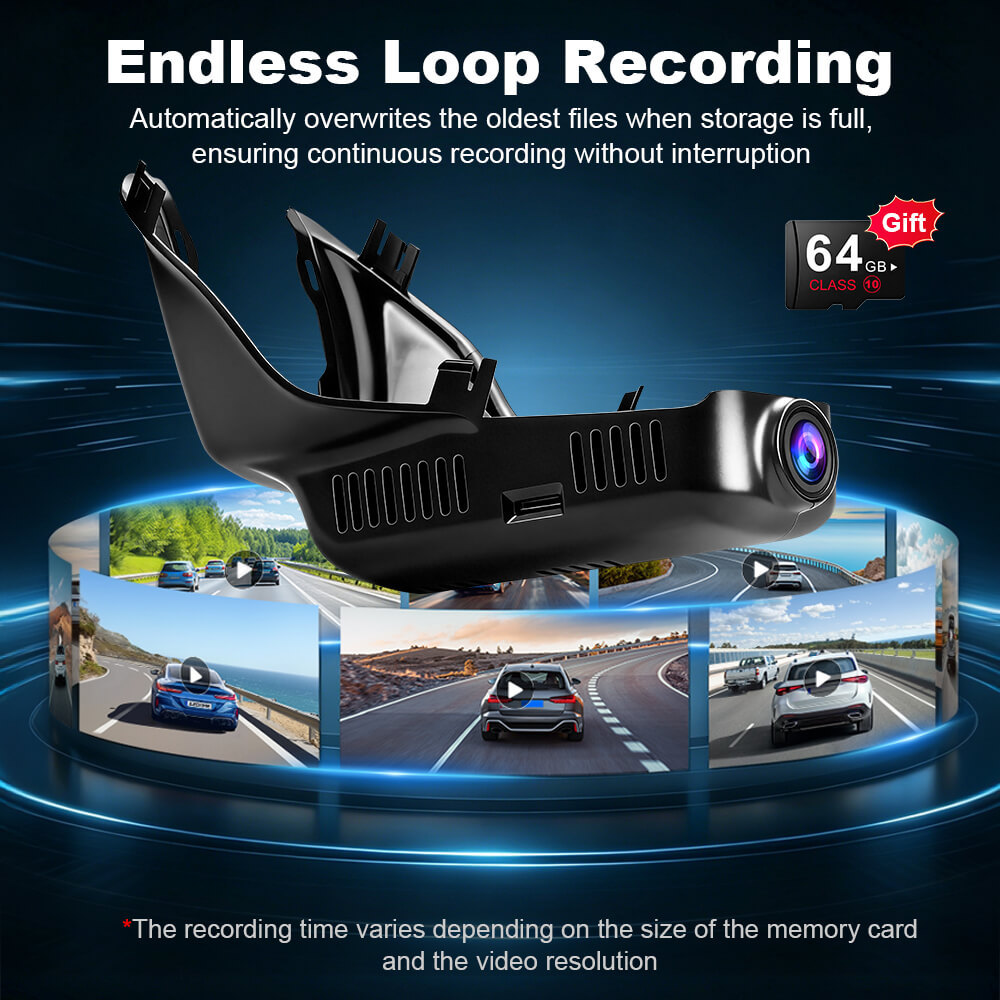 ISUDAR 2026 OEM Dash Cam | 4K UHD | Sony Sensor | WiFi App | For Volvo XC60 High Configuration 2013-2017