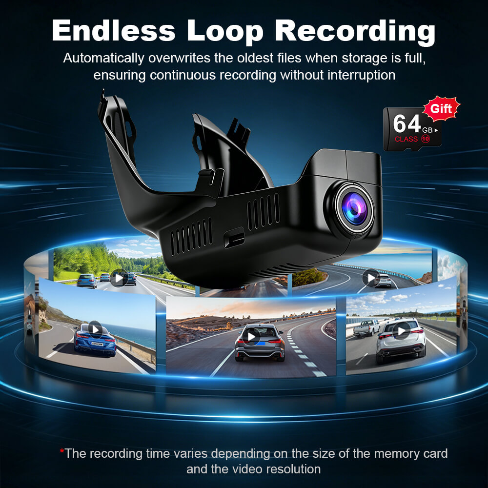 ISUDAR 2026 OEM Dash Cam | 4K UHD | Sony Sensor | WiFi App | For Volvo XC60 Low Configuration 2013-2017