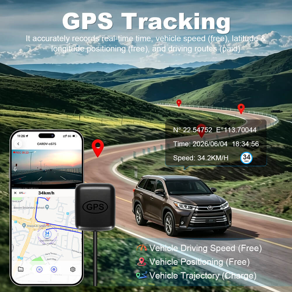 ISUDAR 2026 OEM Dash Cam | 4K UHD | Sony Sensor | WiFi App | For Kluger/Highlander 2017-2019 LE Limited L XLE Platinum Hybrid (Gen3)