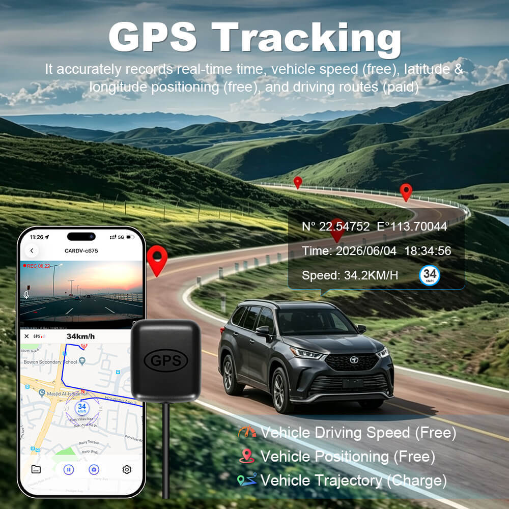 ISUDAR 2026 OEM Dash Cam | 4K UHD | Sony Sensor | WiFi App | For Kluger/Highlander 2020-2026 LE Limited LXLE XSE Platinum UX70 (Gen4)