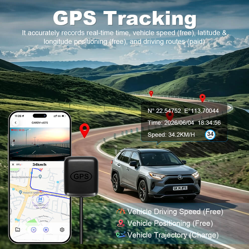 ISUDAR 2026 OEM Dash Cam | 4K UHD | Sony Sensor | WiFi App | For RAV4 2019-2021 Hybrid Prime & RAV4Prime 2021-2024 (Without Vent Hole)