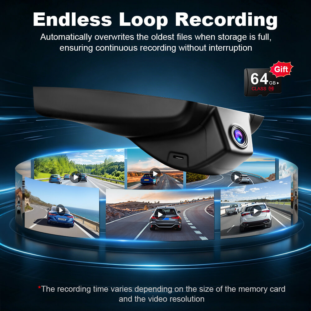 ISUDAR 2026 OEM Dash Cam | 4K UHD | Sony Sensor | WiFi App | For Toyota C-HR CHR Yize EV 2017 - 2020