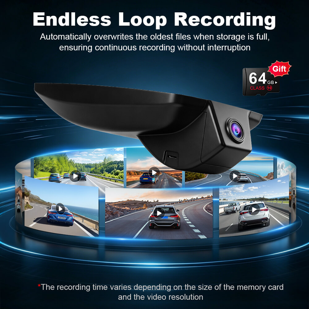 ISUDAR 2026 OEM Dash Cam | 4K UHD | Sony Sensor | WiFi App | For Toyota Camry xv70 LE XLE SE XSE 2018-2020