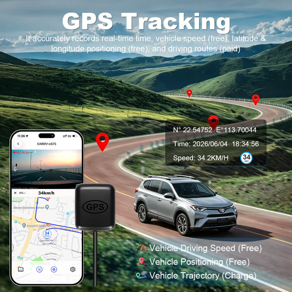 ISUDAR 2026 OEM Dash Cam | 4K UHD | Sony Sensor | WiFi App | For Toyota RAV4 2016-2018(Equipped Lane-keeping Assist Components Already)