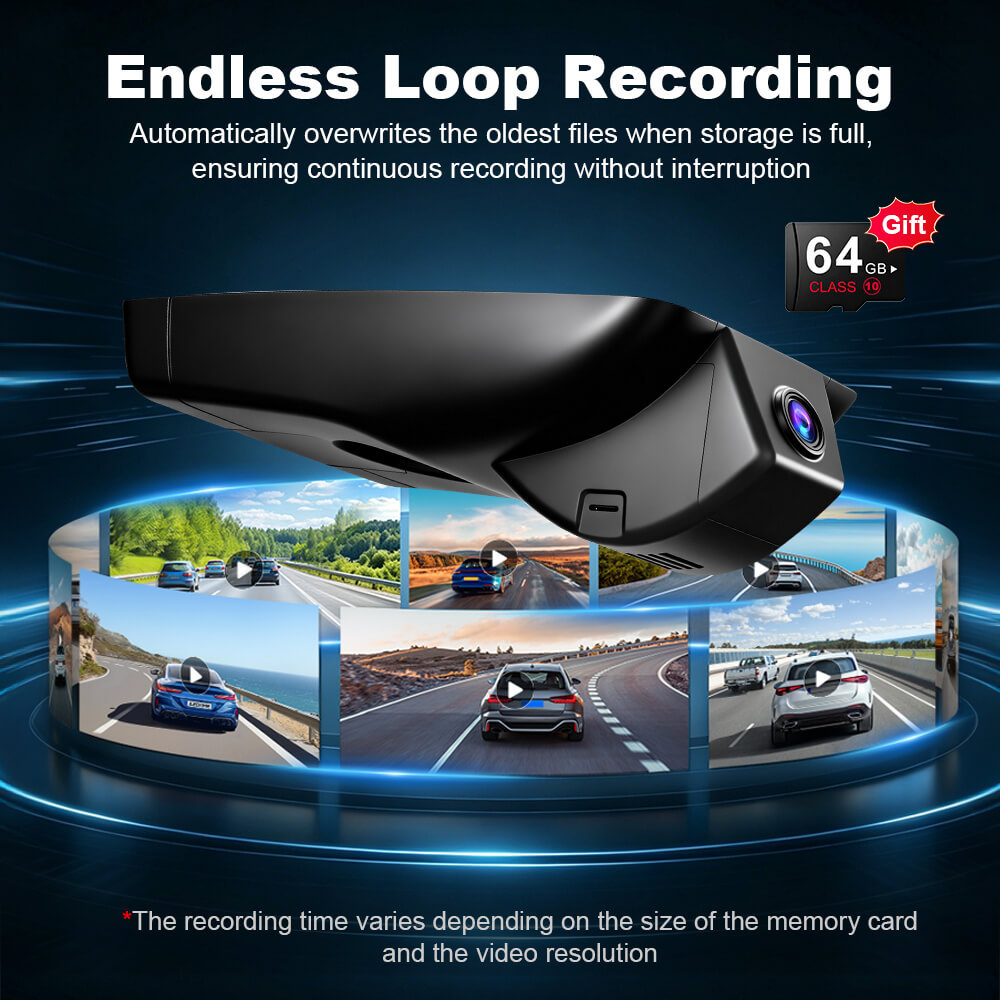 ISUDAR 2026 OEM Dash Cam | 4K UHD | Sony Sensor | WiFi App | For Toyota RAV4 2016-2018(Equipped Lane-keeping Assist Components Already)