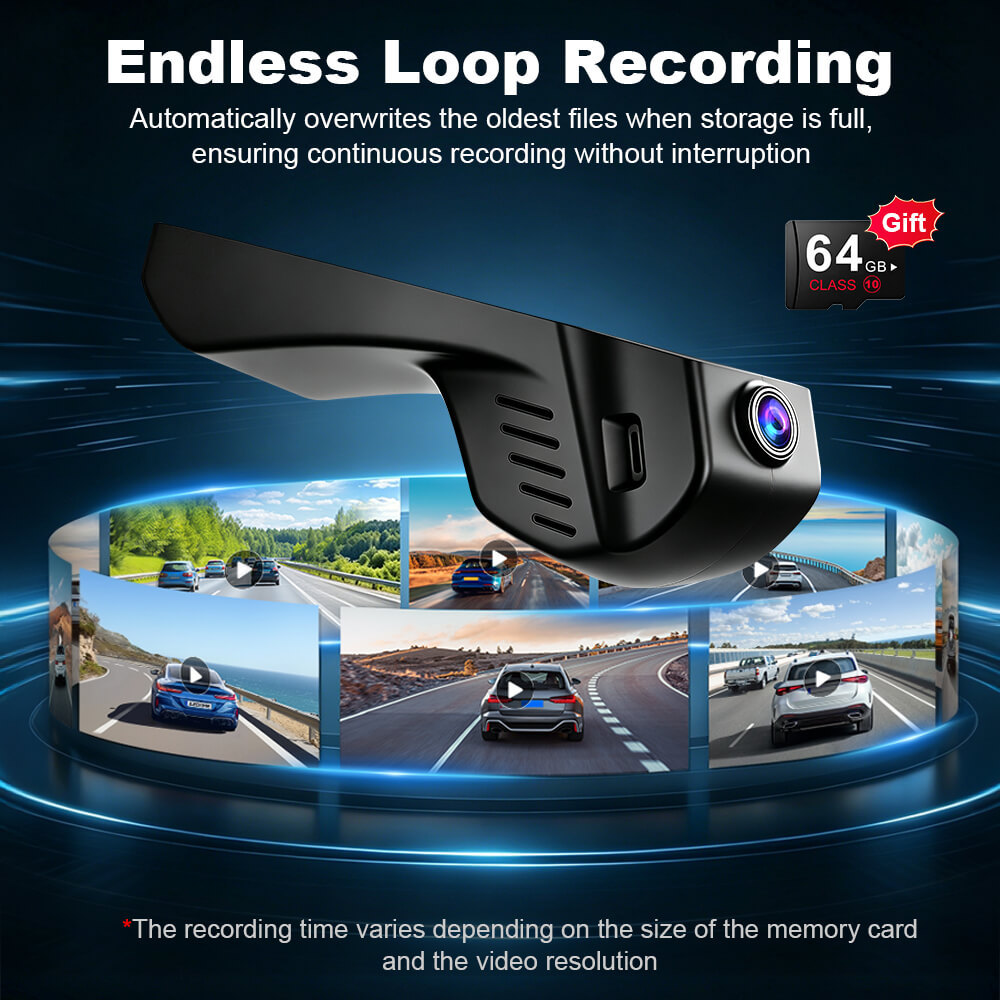 ISUDAR 2026 OEM Dash Cam | 4K UHD | Sony Sensor | WiFi App | For BMW 1 series/2 series /3 series /4series /5 series/6 series(curved-angled)