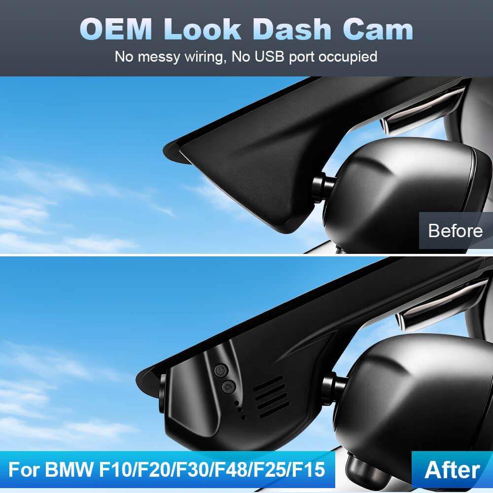 ISUDAR 2026 OEM Dash Cam | 4K UHD | Sony Sensor | WiFi App | For BMW 1 series/2 series /3 series /4series /5 series/6 series