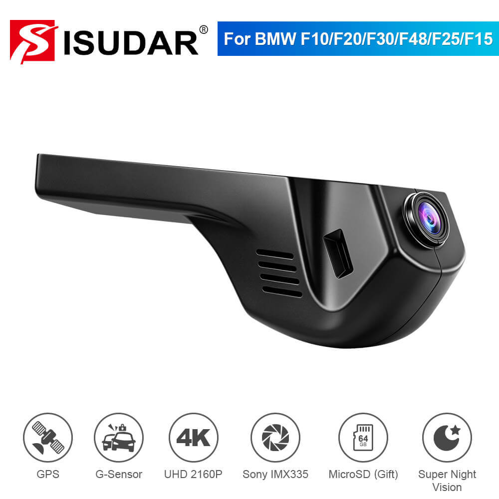 ISUDAR 2026 OEM Dash Cam | 4K UHD | Sony Sensor | WiFi App | For BMW 1 series/2 series /3 series /4series /5 series/6 series