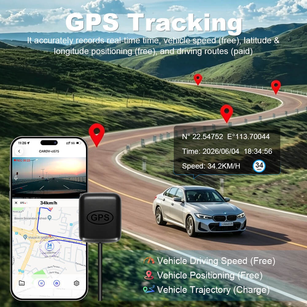 ISUDAR 2026 OEM Dash Cam | 4K UHD | Sony Sensor | WiFi App | For BMW 3 Series G20 325i 2022-2023