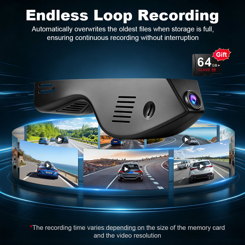 ISUDAR 2026 OEM Dash Cam | 4K UHD | Sony Sensor | WiFi App | For BMW 3 Series G20 325i 2022-2023