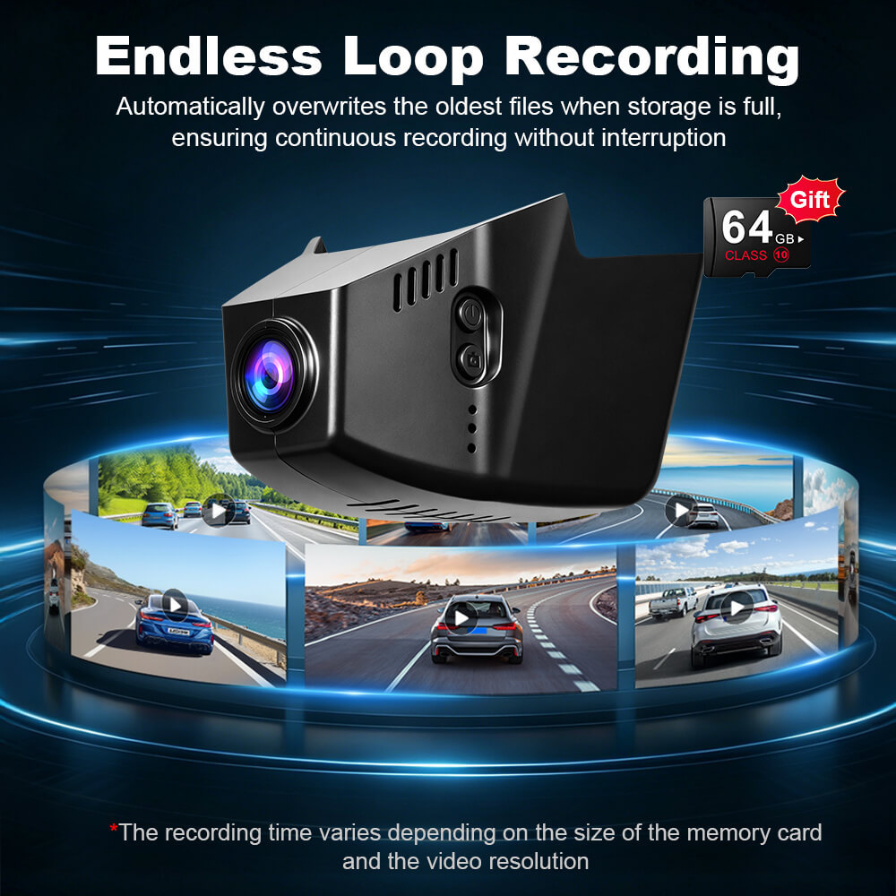 ISUDAR 2026 OEM Dash Cam | 4K UHD | Sony Sensor | WiFi App | For Volkswagen Atlas/ Passat B8/ Golf/ Polo/Tiguan/Touran/Virtus/ Arteon