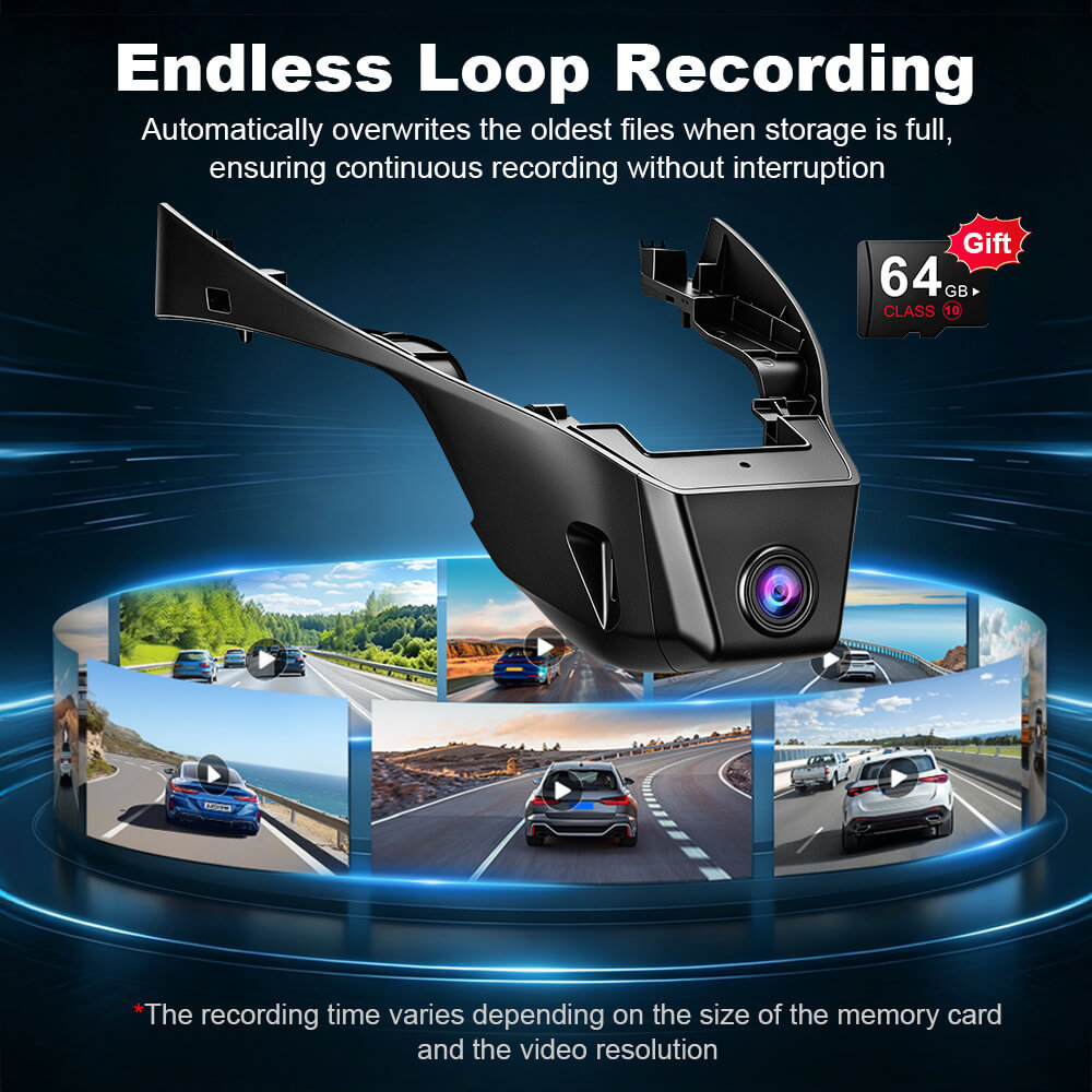 ISUDAR 2026 OEM Dash Cam | 4K UHD | Sony Sensor | WiFi App | For Volkswagen T-Roc T Roc Troc 2017-2025