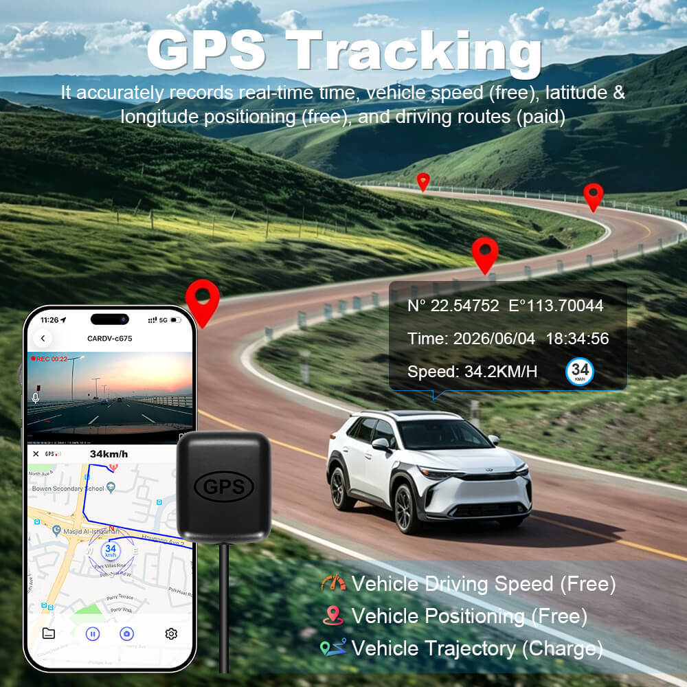 ISUDAR 2026 OEM Dash Cam | 4K UHD | Sony Sensor | WiFi App | For Toyota BZ4X 2022-2026