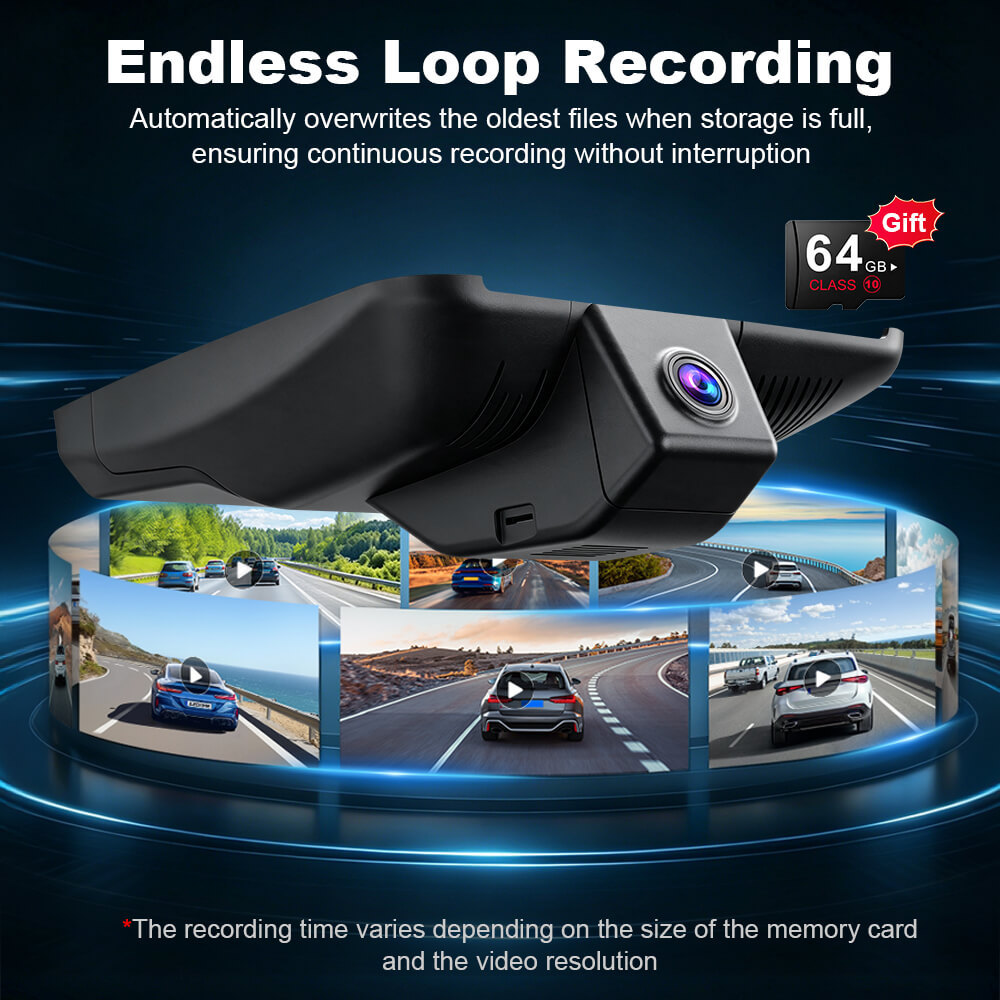 ISUDAR 2026 OEM Dash Cam | 4K UHD | Sony Sensor | WiFi App | For Toyota BZ4X 2022-2026