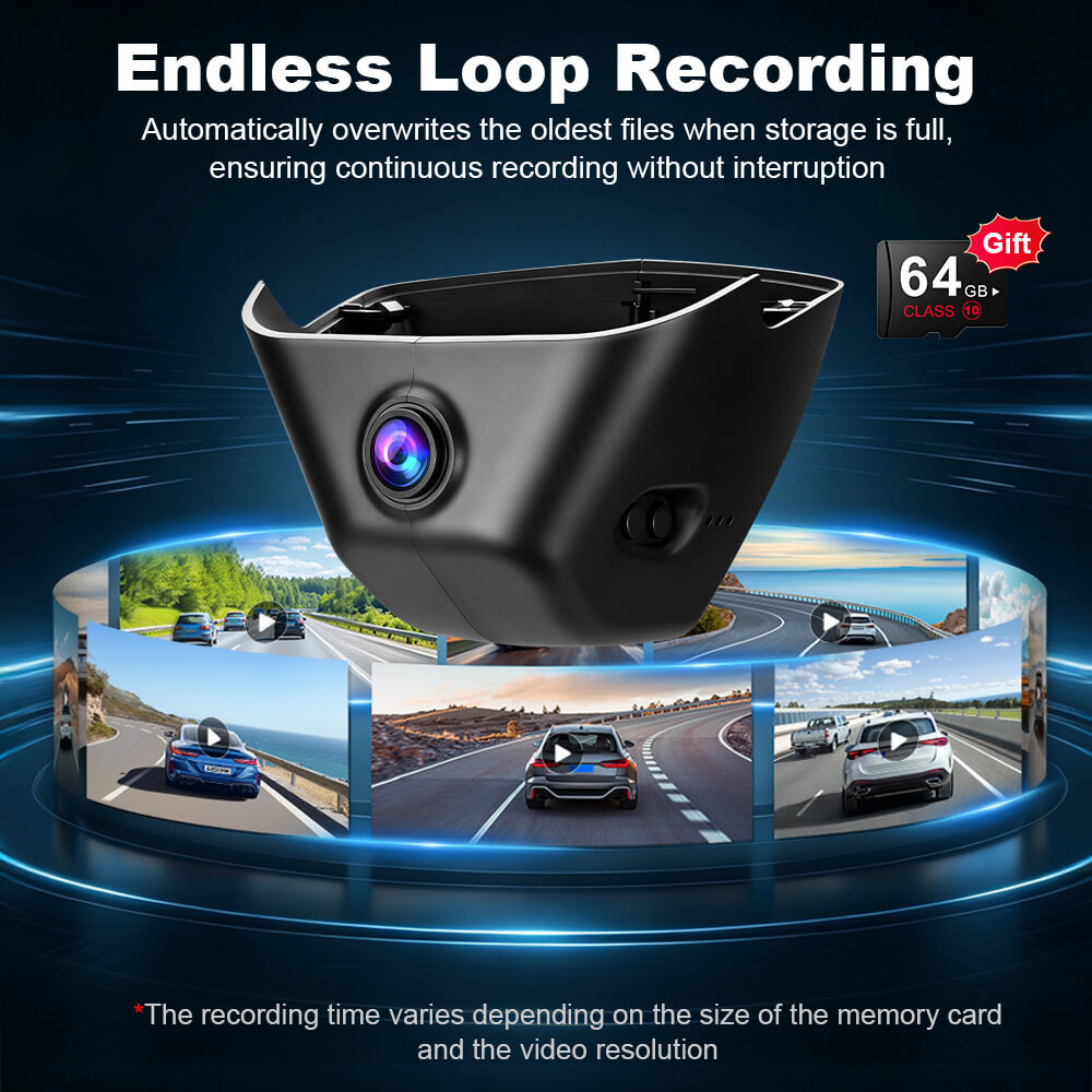ISUDAR 2026 OEM Dash Cam | 4K UHD | Sony Sensor | WiFi App | For Honda Civic 2022-2026 Type R