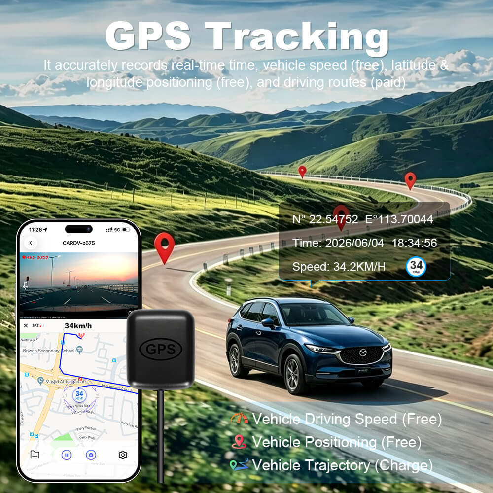 ISUDAR 2026 OEM Dash Cam | 4K UHD | Sony Sensor | WiFi App | For Mazda CX-5 CX-4 CX5 CX4 CX-9 2017-2025 Left-Hand Drive