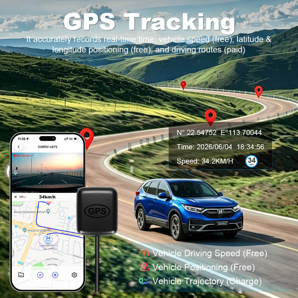 ISUDAR 2026 OEM Dash Cam | 4K UHD | Sony Sensor | WiFi App | For Honda CRV CR-V 5th 2017-2022