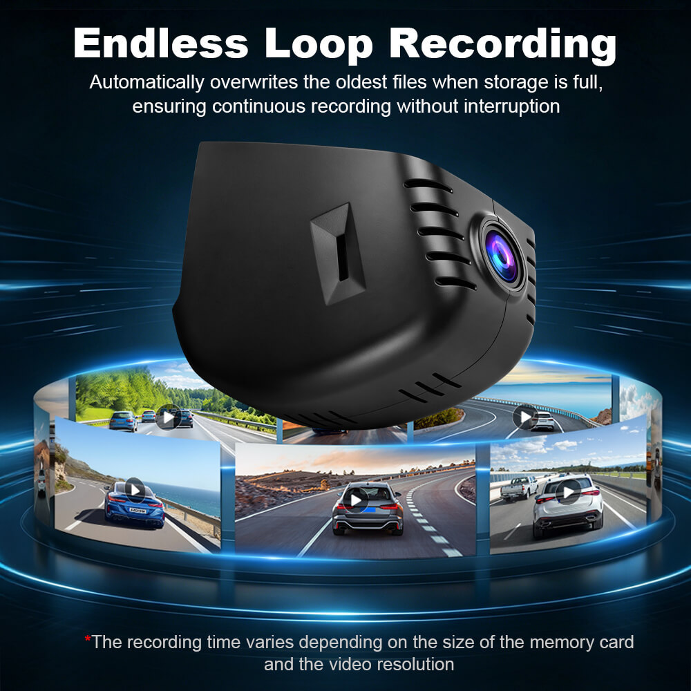 ISUDAR 2026 OEM Dash Cam | 4K UHD | Sony Sensor | WiFi App | For Audi 2013‑2016 A1 A3 A4 A5 A7 A8 Q2 Q3 Q5 Q7 Q8 S RS TT