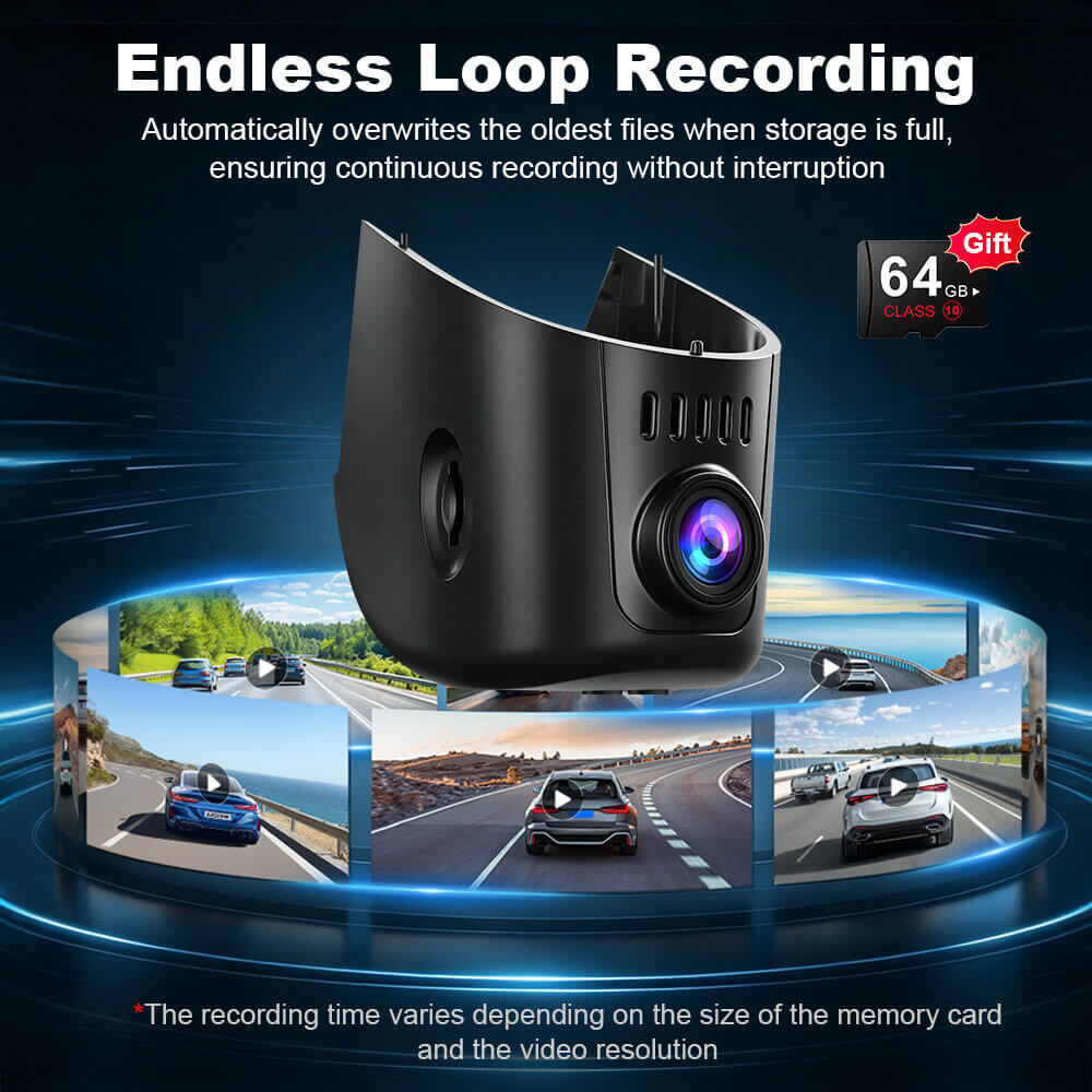 ISUDAR 2026 OEM Dash Cam | 4K UHD | Sony Sensor | WiFi App | For Audi 2017-2022 A1 A3 A4 A5 A7 A8 Q2 Q3... TT