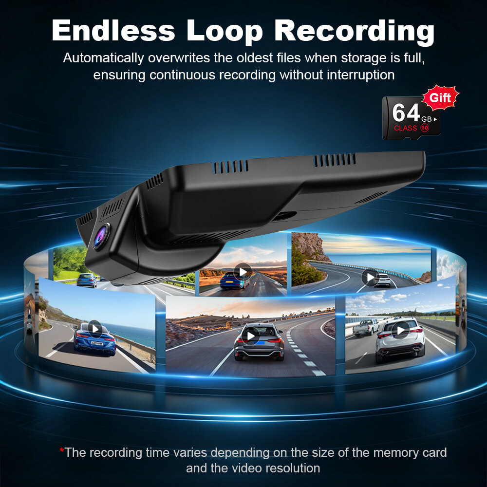 ISUDAR 2026 OEM Dash Cam | 4K UHD | Sony Sensor | WiFi App | For Hyundai Santa Cruz/ Tucson 2022-2026