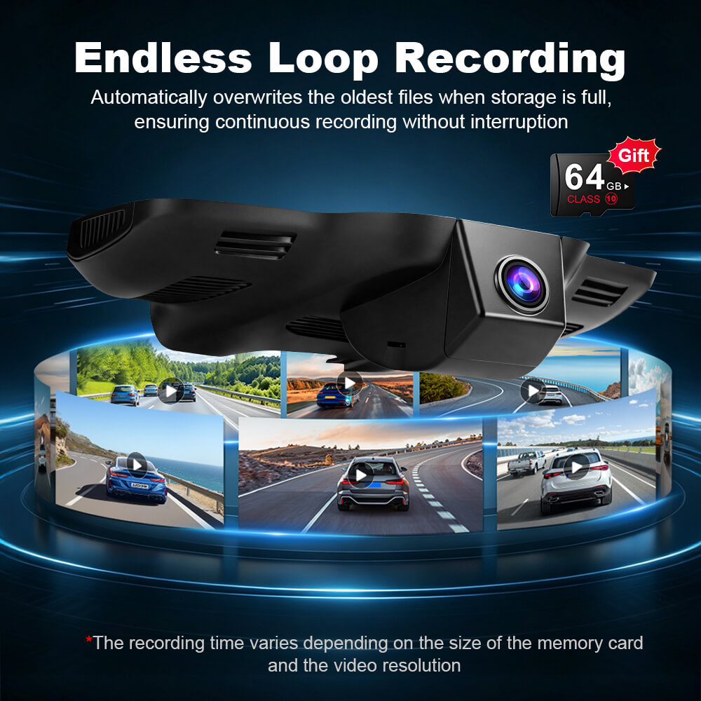 ISUDAR 2026 OEM Dash Cam | 4K UHD | Sony Sensor | WiFi App | For Mercedes-Benz E Class CIs AMG GT