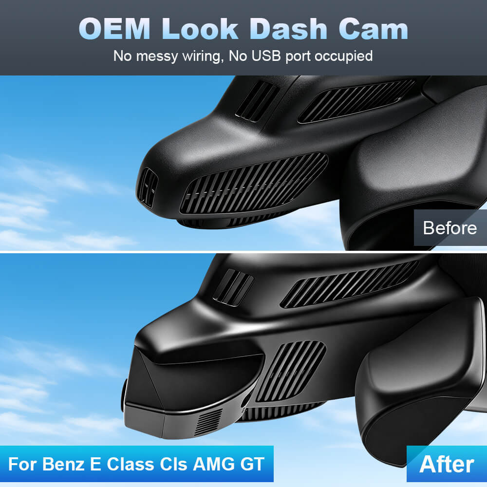 ISUDAR 2026 OEM Dash Cam | 4K UHD | Sony Sensor | WiFi App | For Mercedes-Benz E Class CIs AMG GT