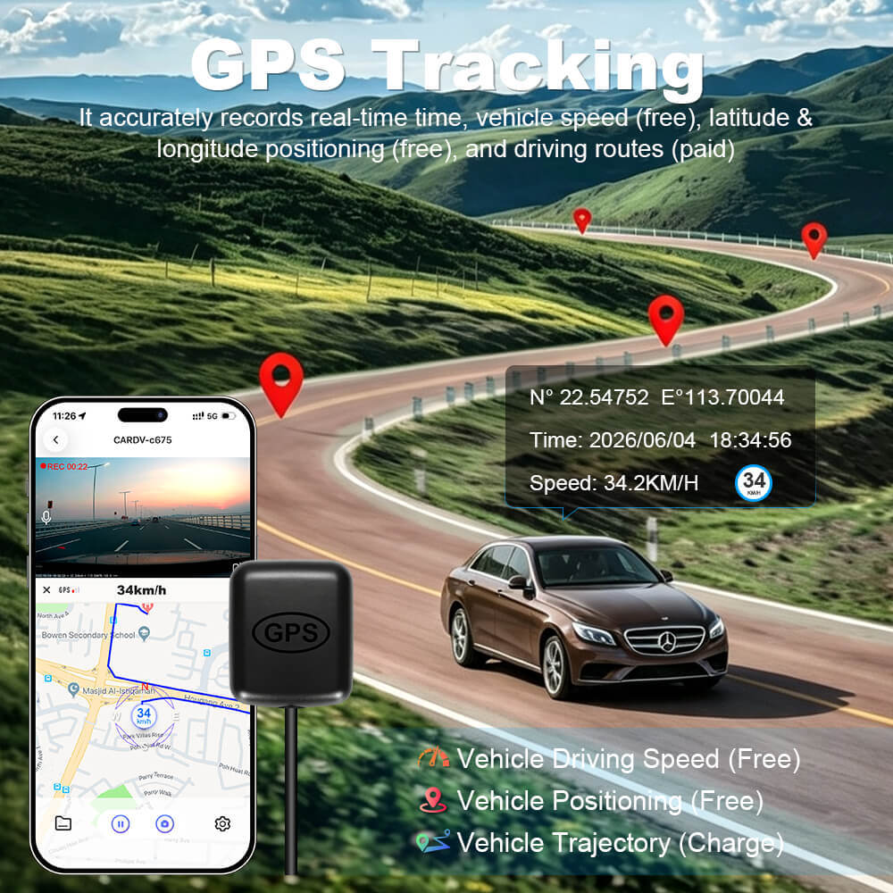 ISUDAR 2026 OEM Dash Cam | 4K UHD | Sony Sensor | WiFi App | For Mercedes-Benz E Class CIs AMG GT