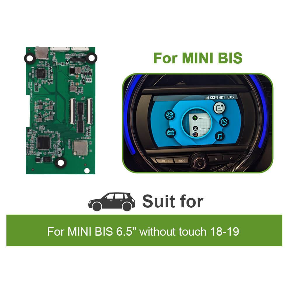 For BMW BIS System 6.5"inch Screen Carplay Android Auto Adapter