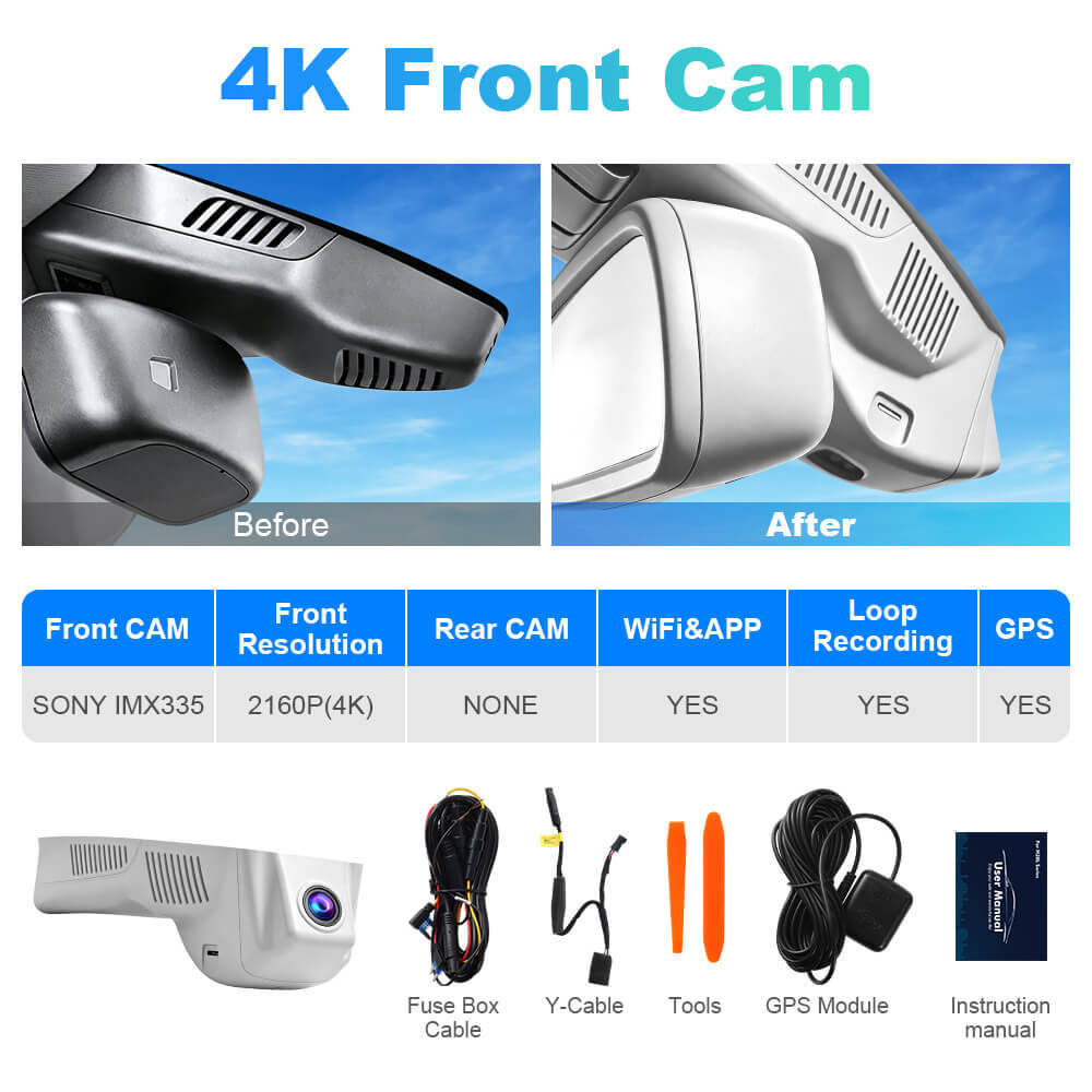 ISUDAR 2026 OEM Dash Cam | 4K UHD | Sony Sensor | WiFi App | For Mercedes Benz GLA CLA200 X156 W117 W176 W177 2015-2019