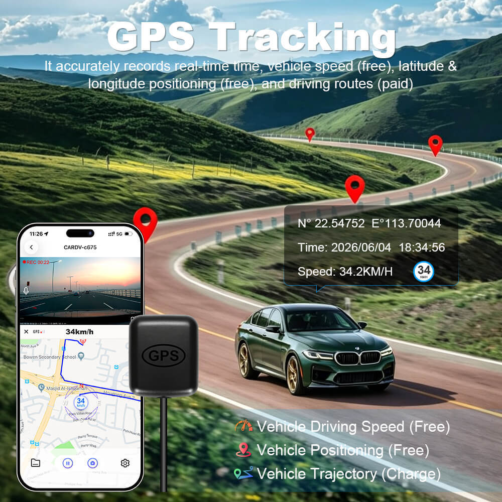 ISUDAR 2026 OEM Dash Cam | 4K UHD | Sony Sensor | WiFi App | For BMW G30 G31 G38 G11 G12 G32 M5 F90 5/6/7 series 530i 540i 520i 520d 530d 540d without Probe