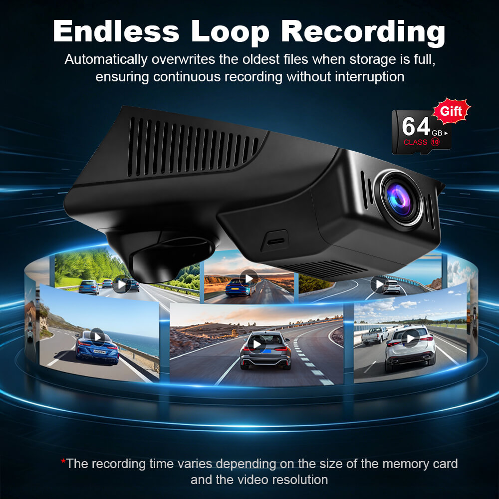 ISUDAR 2026 OEM Dash Cam | 4K UHD | Sony Sensor | WiFi App | For Mercedes-Benz C-Class / GLC-Class / E-Class