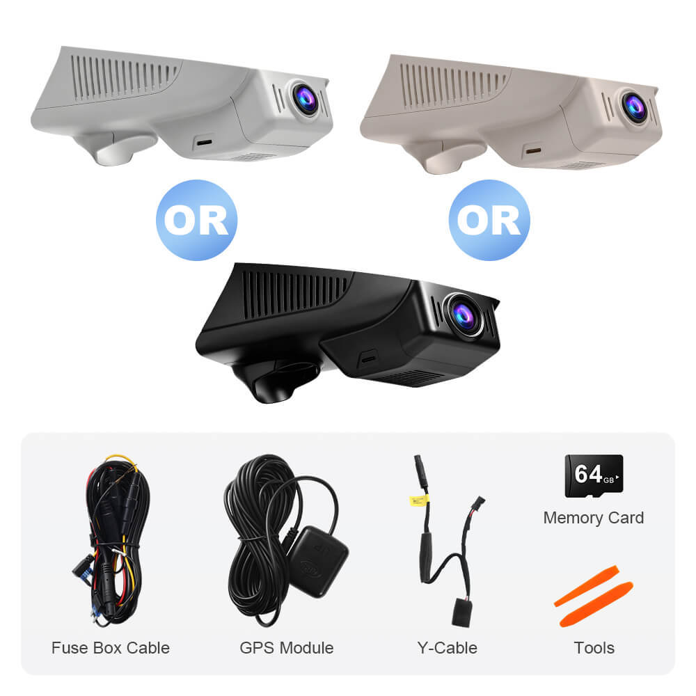 ISUDAR 2026 OEM Dash Cam | 4K UHD | Sony Sensor | WiFi App | For Mercedes-Benz C-Class / GLC-Class / E-Class