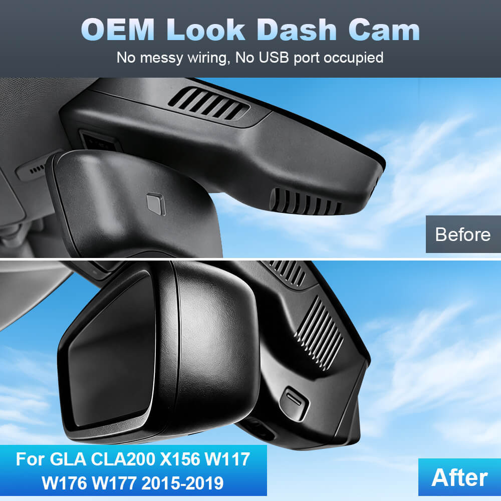 ISUDAR 2026 OEM Dash Cam | 4K UHD | Sony Sensor | WiFi App | For Mercedes Benz GLA CLA200 X156 W117 W176 W177 2015-2019