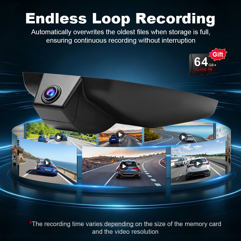 ISUDAR 2026 OEM Dash Cam | 4K UHD | Sony Sensor | WiFi App | For Toyota RAV4 2022 to 2025 (With Vent Hole)