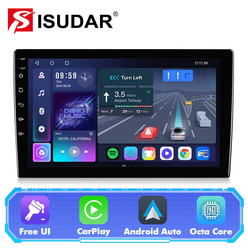 T57 Android 13 Car Radio For Universal screen 9" 10"  No Frame Version