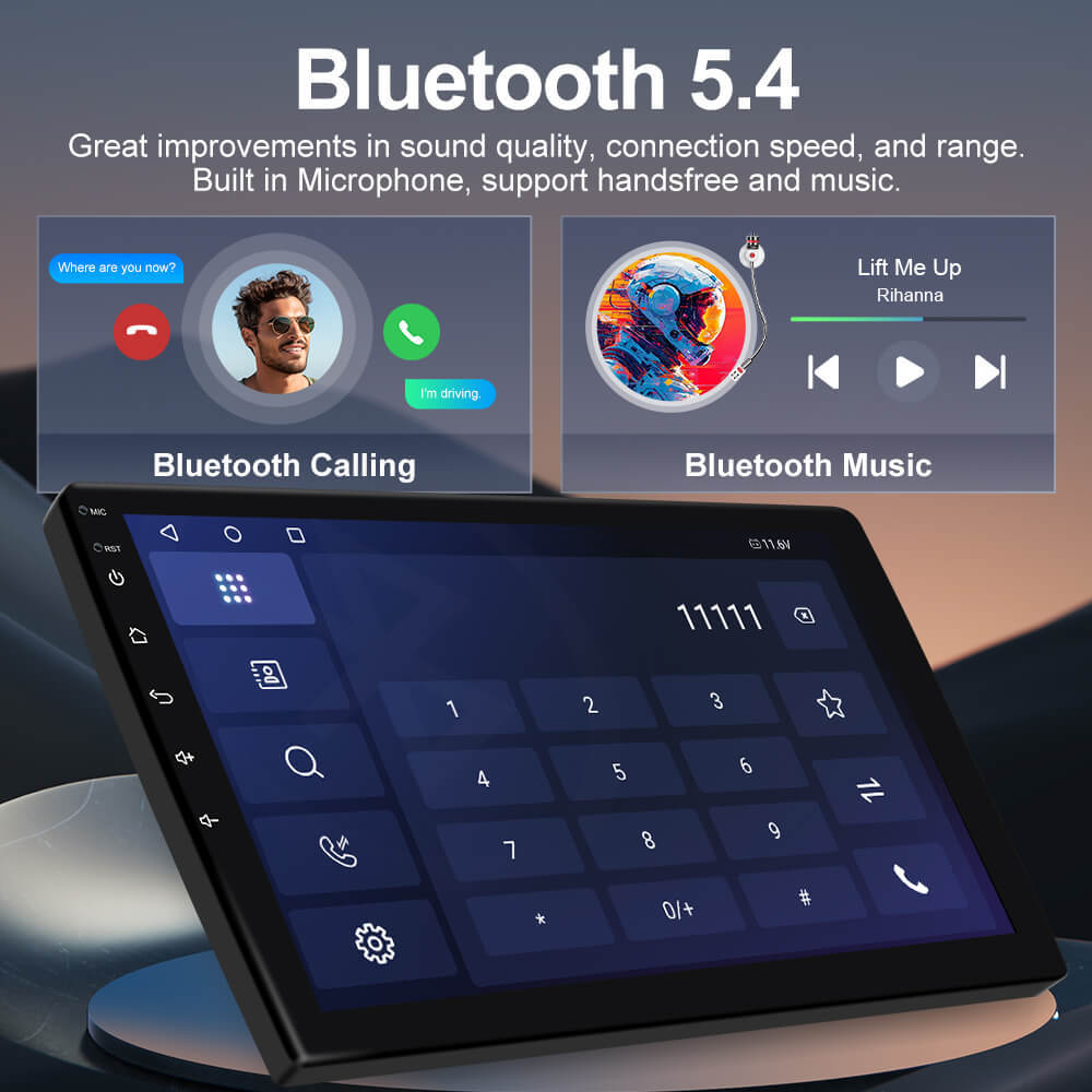T57 Android 13 Car Radio For Universal screen 9" 10"  No Frame Version