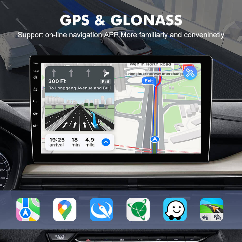 T57 Android 13 Car Radio For Universal screen 9" 10"  No Frame Version