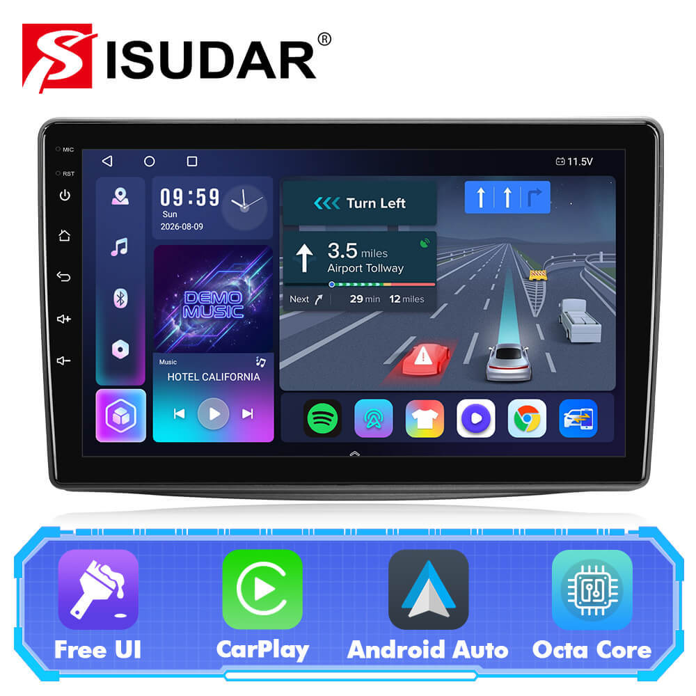 T57 Android 13 2 Din Car Stereo 9" Car Multimedia Player GPS Navigation Wireless CarPlay & Android Auto For Alfa Romeo Mito 2008-