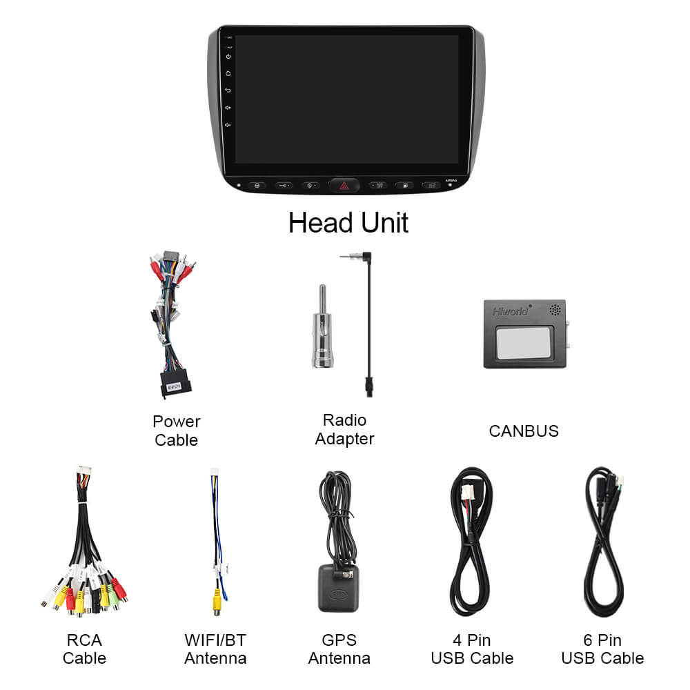 T57 Android 13 Car Stereo 9" Car Multimedia Player GPS Navigation Wireless CarPlay & Android Auto For Grande punto evo/ Fiat Linea/2012-2018