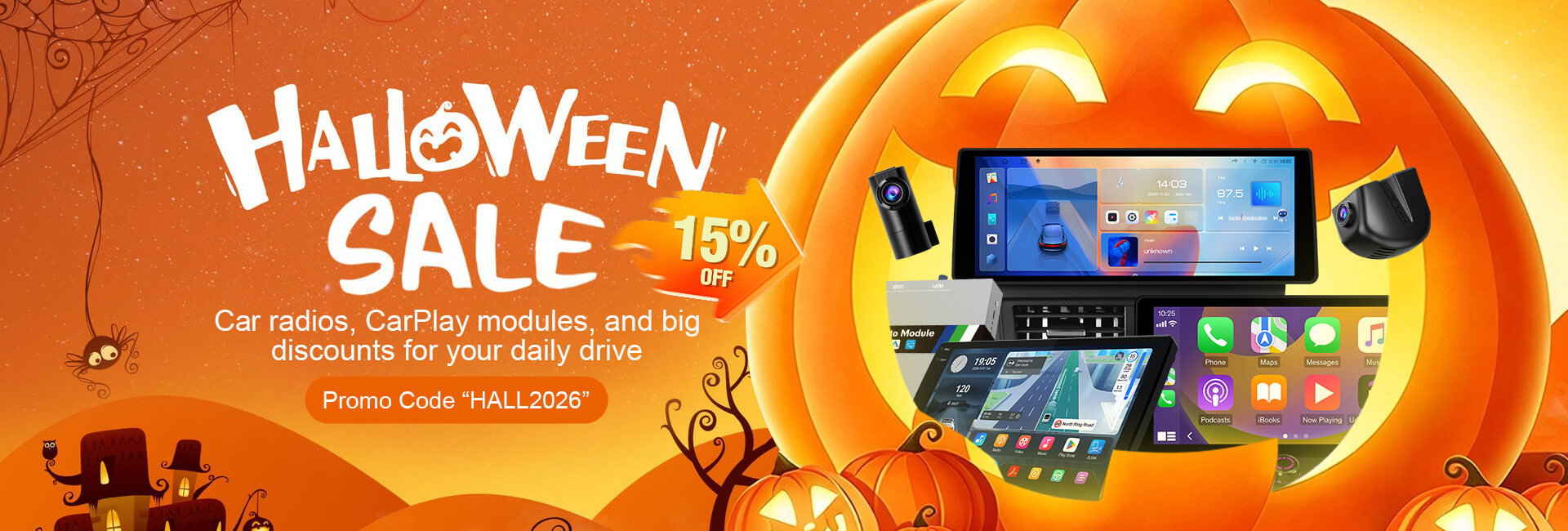 Halloween Sale -  ISUDAR Car Radio