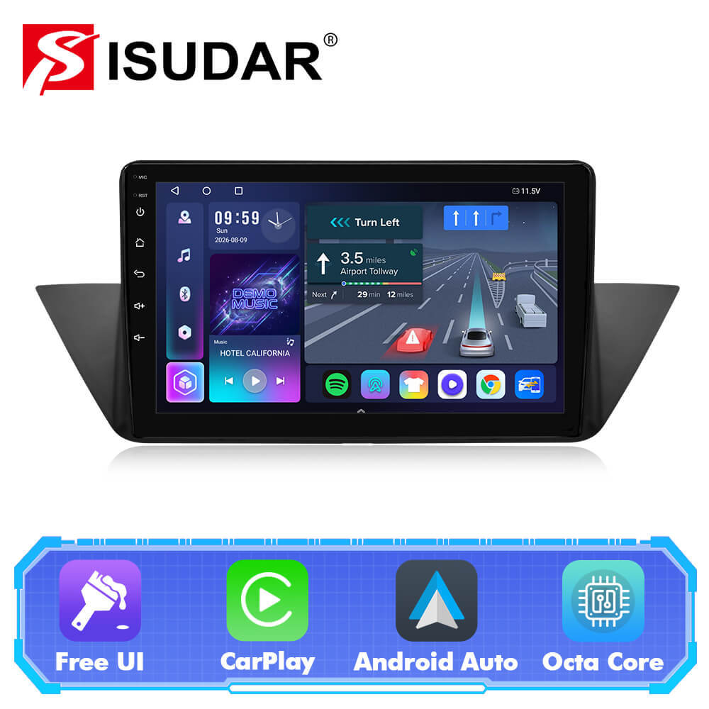 T57 Android 15 Car Stereo 10" 1280*720P For BMW X1 E84 2009-2015