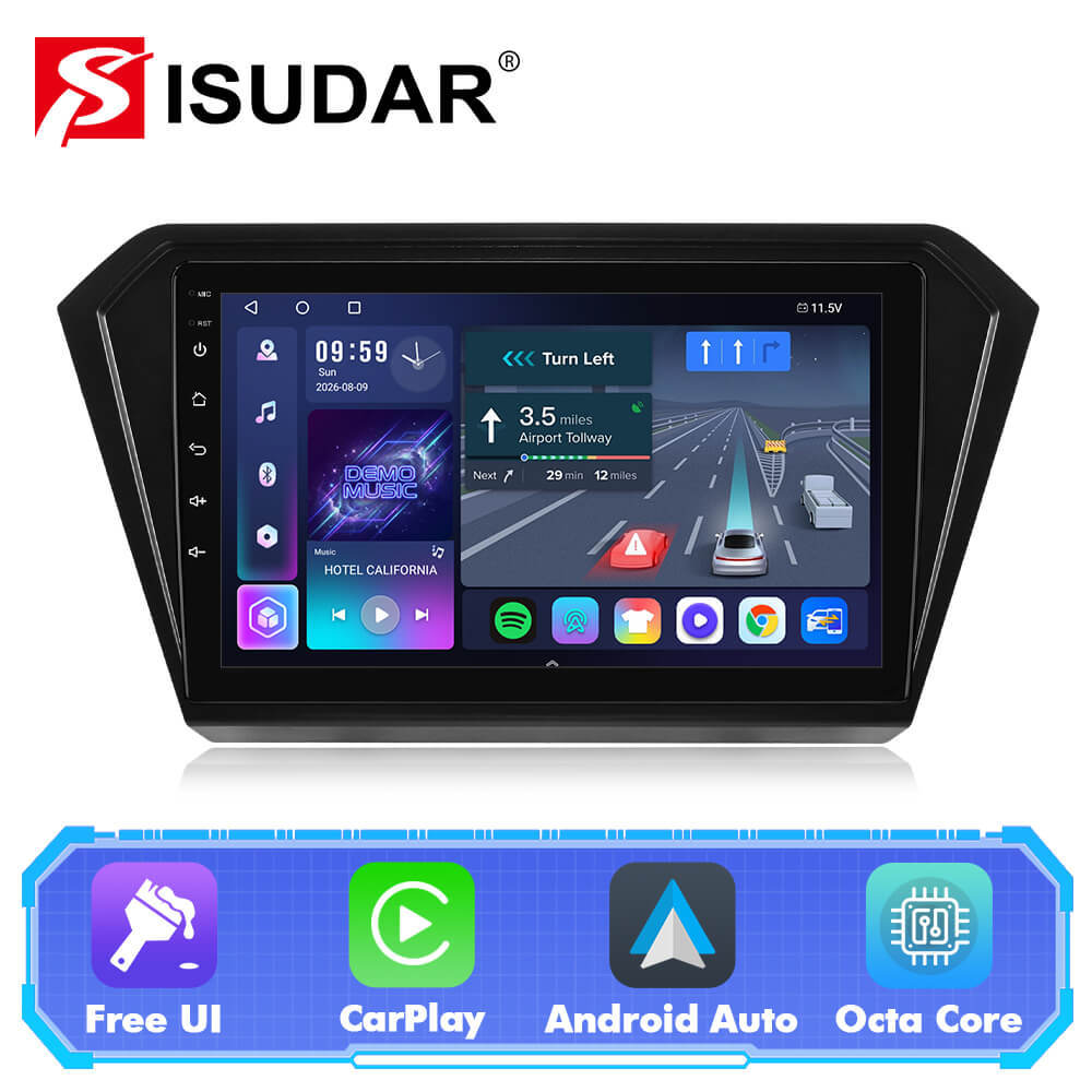 T57 Android 15 Car Stereo 9" 1280*720P For VW Gol Voyage G7 2017-2021